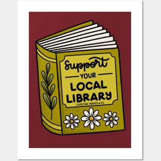 Support your local library! Posters and Art